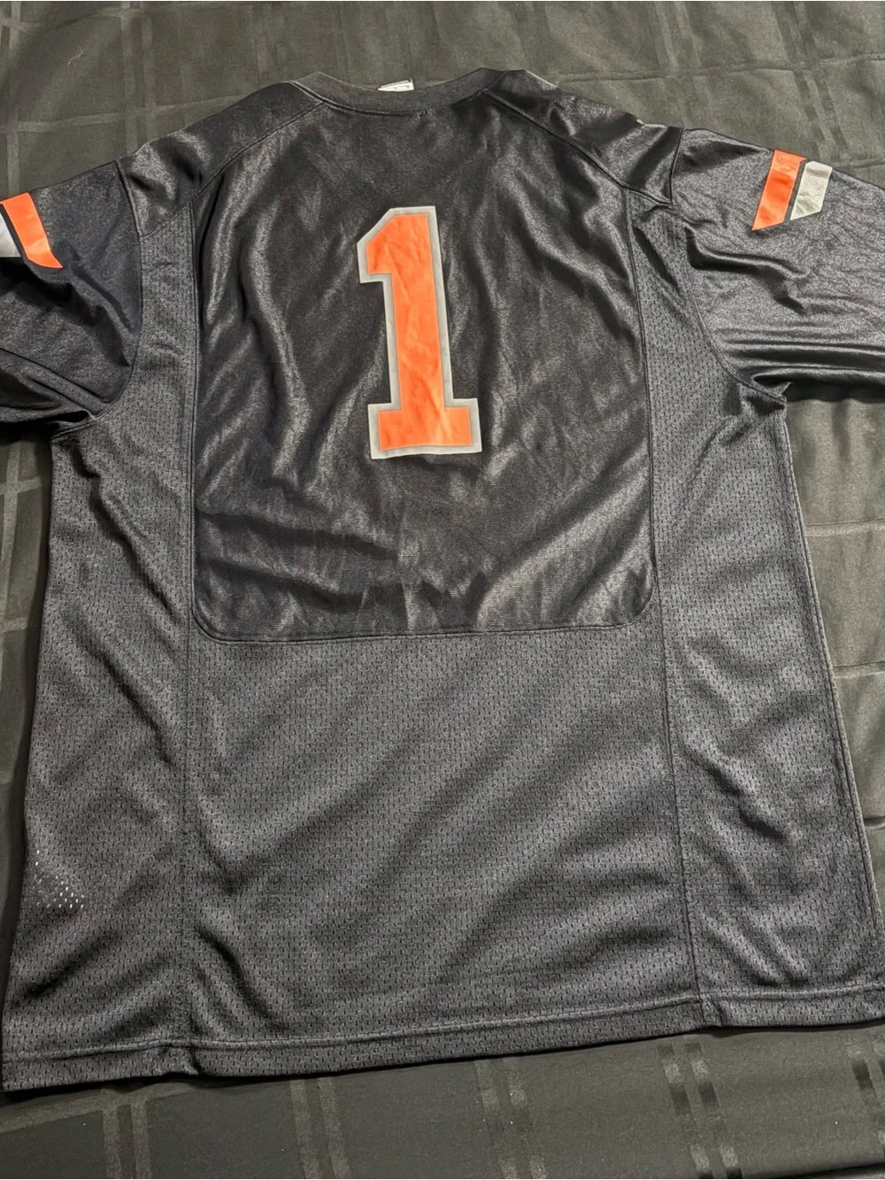 Nike Oklahoma State VTG Cowboys Size:XL  Black #1 Football Jersey Mens NCAA